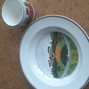 Villeroy & Boch 'Naif' 2 piece set.